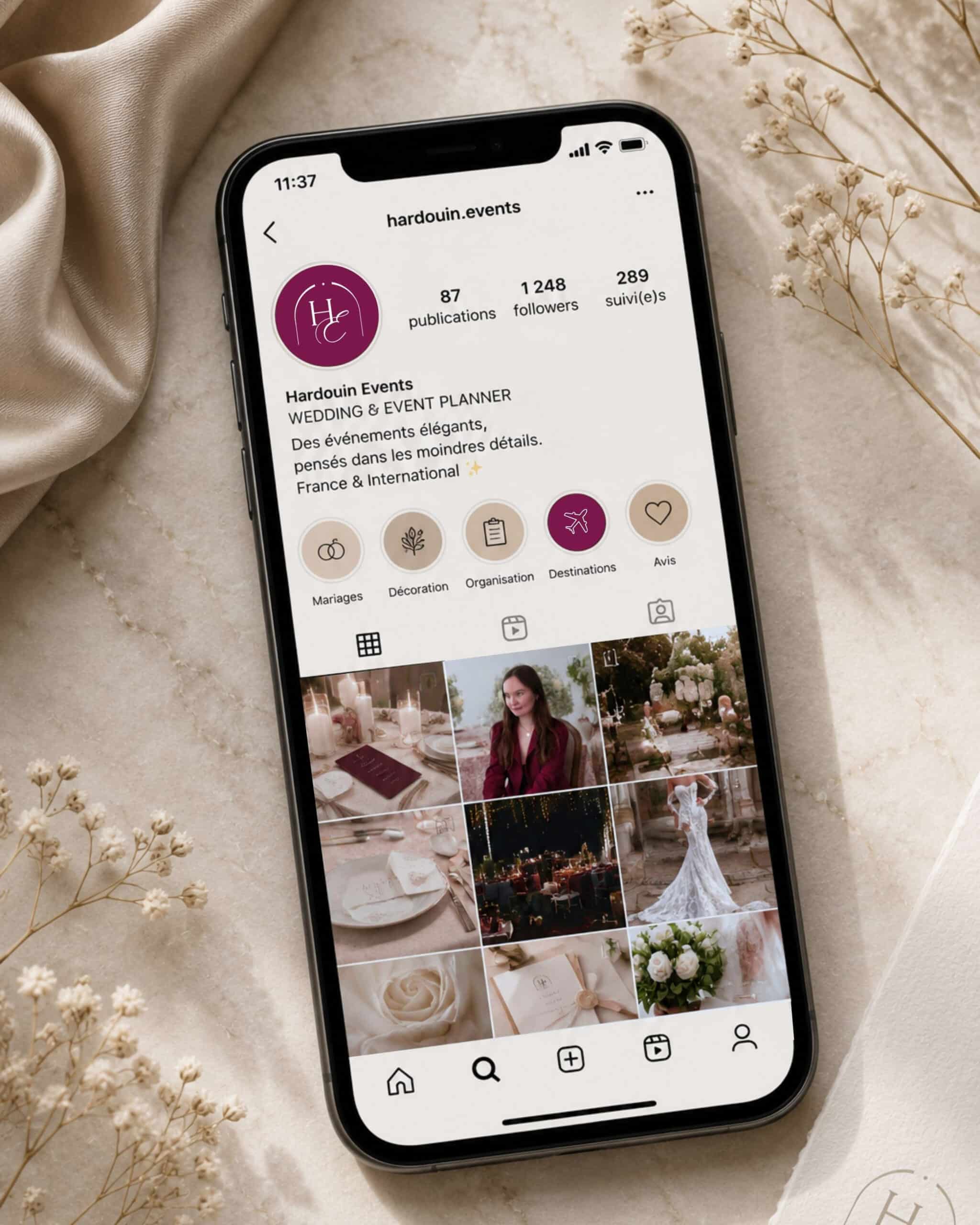 smartphone instagram rennes strategie